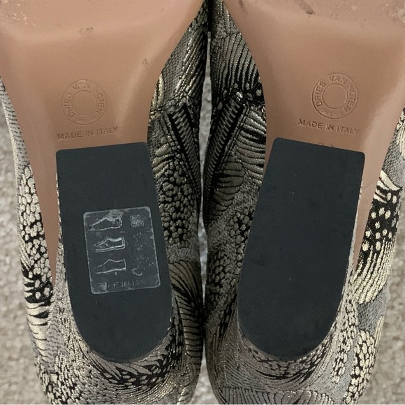 Dries Van Noten Brocade Cap-Toe 80mm Bootie - Picture 8 of 12